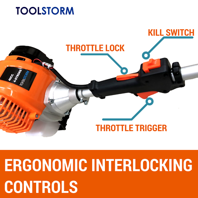 4-STROKE Pole Hedge Trimmer Petrol Trimmer Lawn Grass Edger BrushCutter Chainsaw