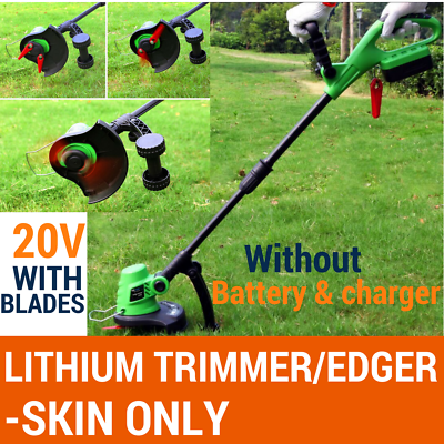 SKIN ONLY 20V Lithium Grass Trimmer Edge Fit Baumr-AG E-Force 200 Series Tool