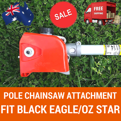 Chainsaw Head Attachment For Pole Chain Saw Pruner Fit BLACK EAGLE, OZ STAR