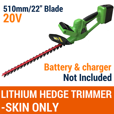 SKIN ONLY 20V Cordless Garden Hedge Trimmer Fit Baumr-AG E-Force 200 Series Tool