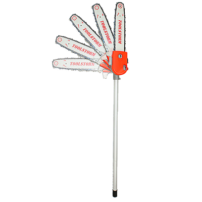 4-STROKE Long Reach Backpack Pole Rotatable Chainsaw Hedge Trimmer Pruner