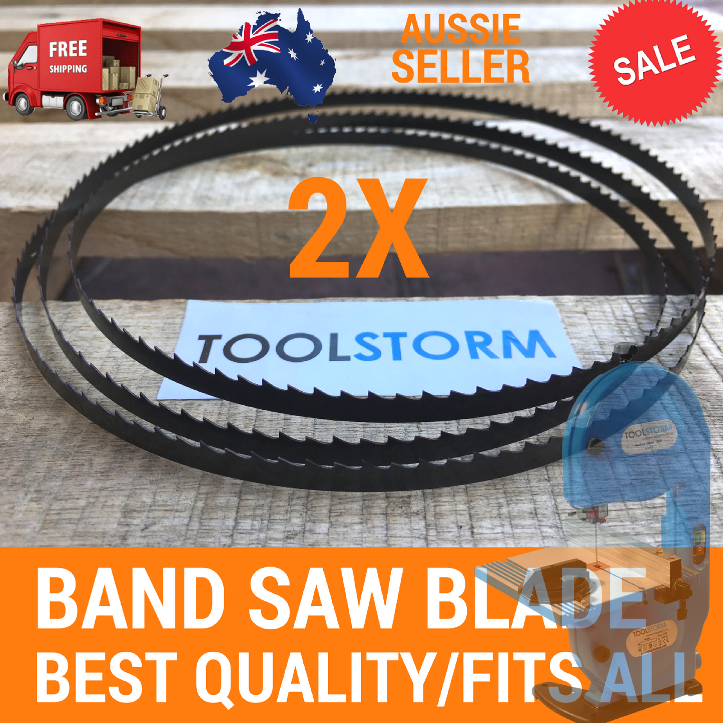 QUALITY TOOLSTORM BAND SAW BANDSAW BLADE 1572mm x 6.5mm x 6 TPI FIT RYOBI RBS904