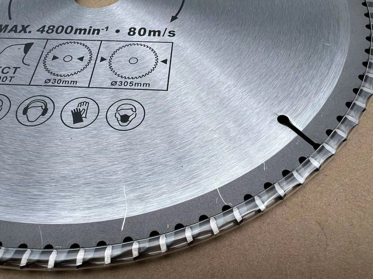 2PC TABLE SAW BLADE 12" 305mm 60T,100T ARBOR 30MM FOR SCHEPPACH HAFCO WOODMASTER