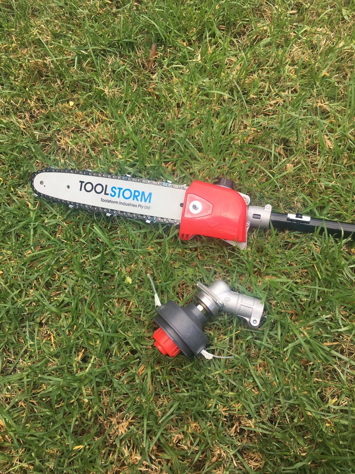 POLESAW CHAINSAW HEAD REPLACEMENT W/10”BAR+2CHAIN BRUSHCUTTER FIT RYOBI HOMELITE