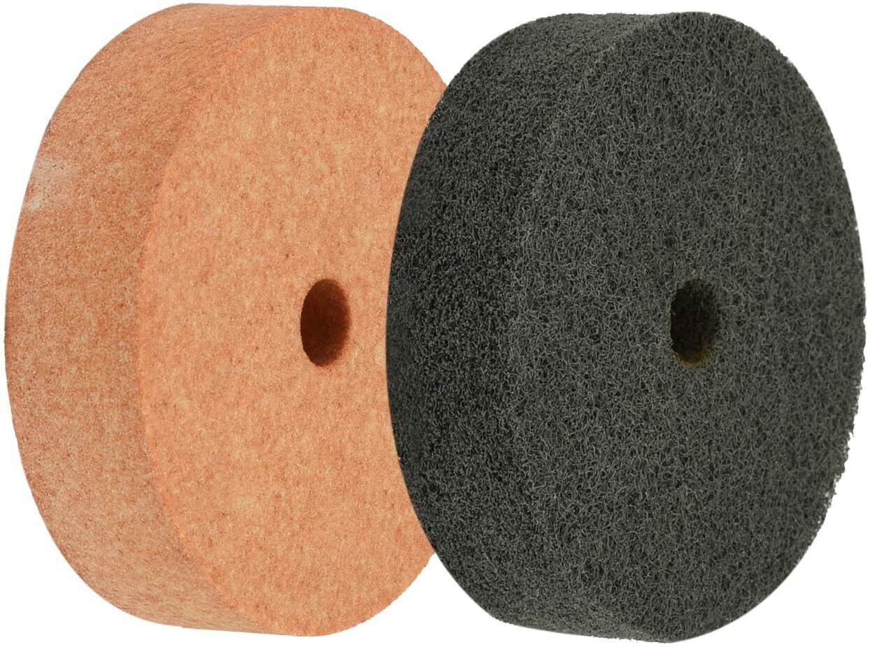 Grinding Wheel and Fiber Wheel Set for 3" 75mm Mini Bench Grinder | 2 Piece