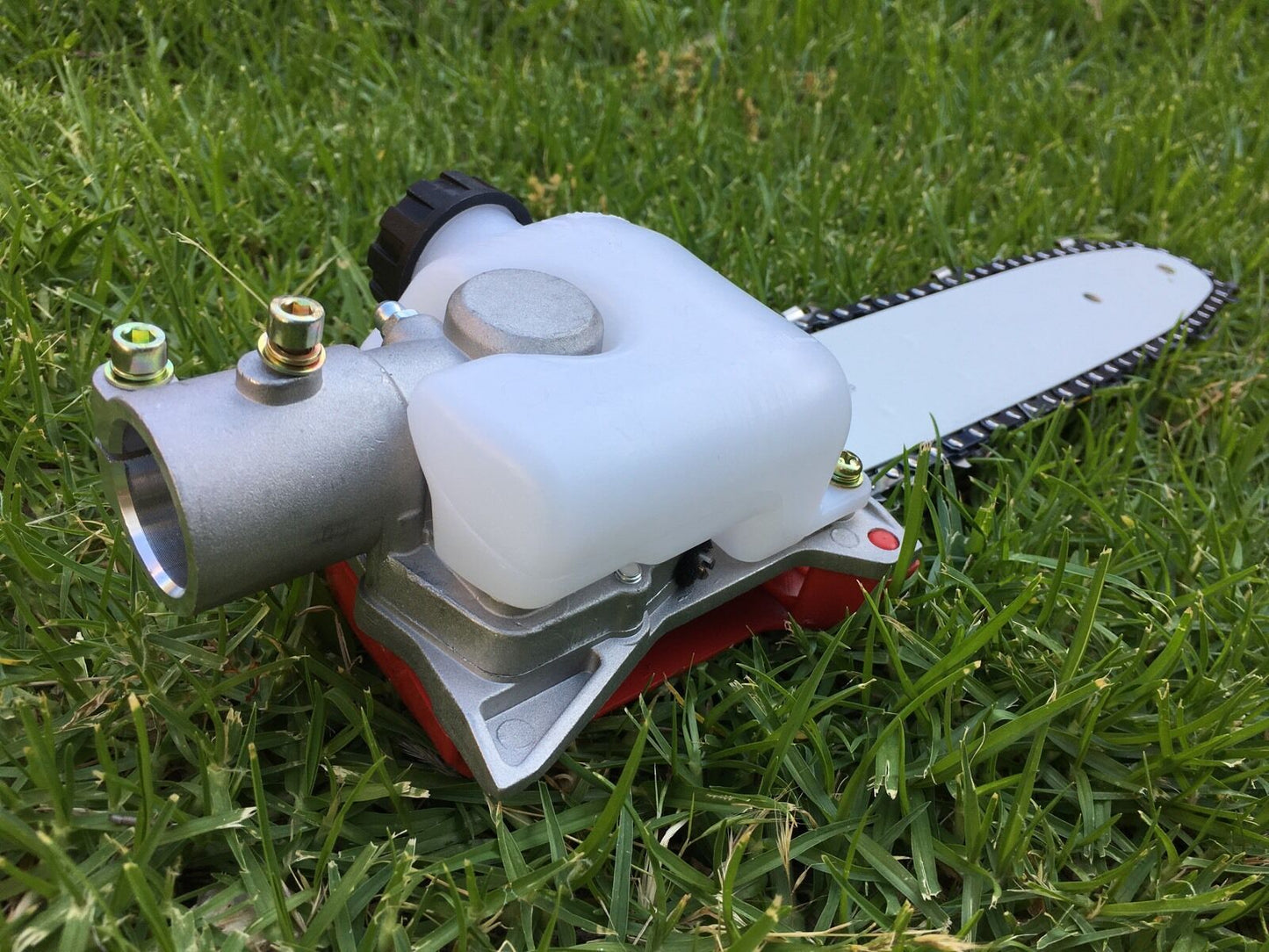 POLESAW CHAINSAW HEAD REPLACEMENT W/10”BAR+2CHAIN BRUSHCUTTER FIT RYOBI HOMELITE