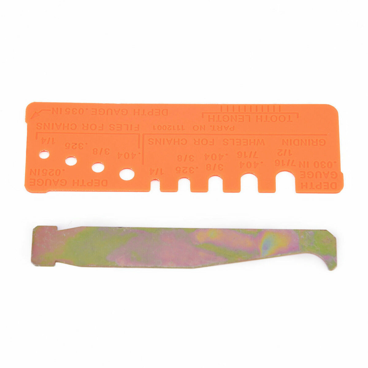 Guide Chain Groove Quick check Gauge and Guide Bar Groove Cleaner 2pc For Chainsaw Bar an ...