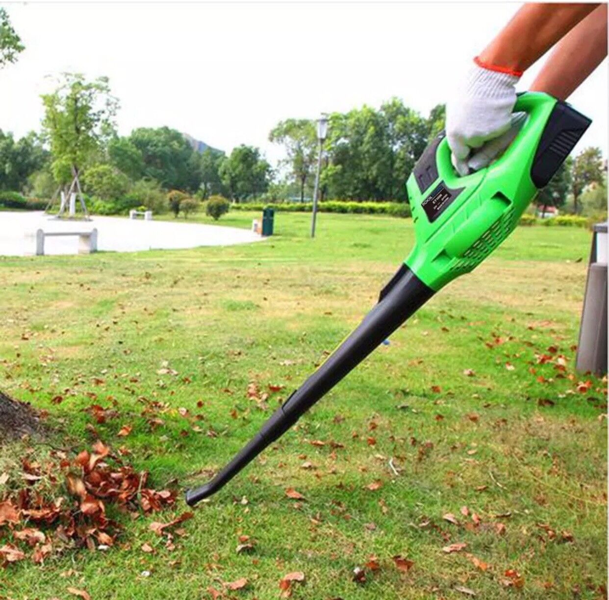 20V Lithium Cordless Leaf Blower Snipper Grass Trimmer 2PC Garden Tool Set