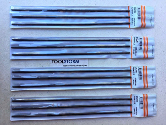 12 X 5/32" 4mm CHAINSAW CHAIN ROUND FILES 1/4" & 3/8LP FOR Stihl MORE SHARPENING