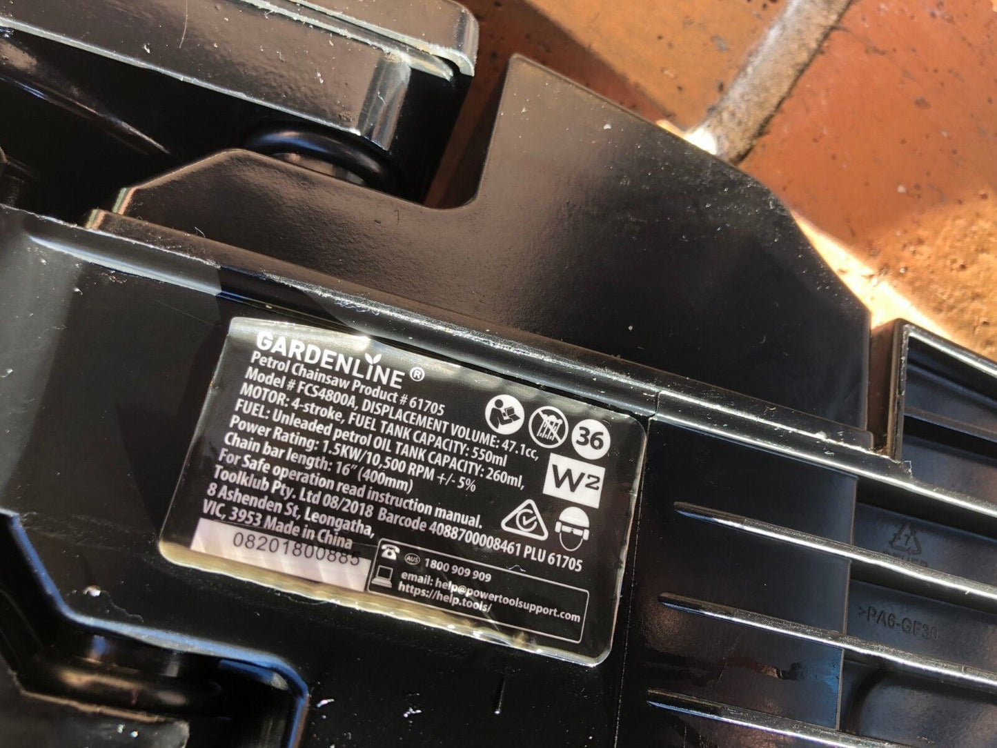 1x Guide Bar Only For ALDI GARDENLINE 59832 53cc Petrol Chainsaw CS5300B-4
