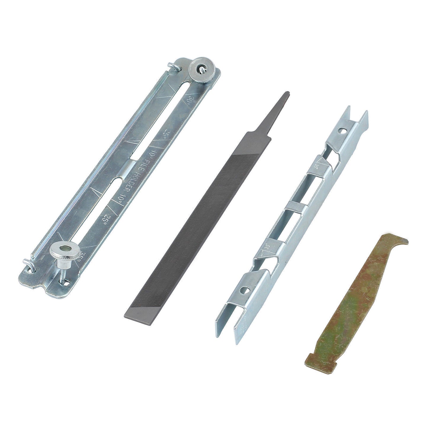 Chain Saw Sharpening Files Guide Kit Flat File Drop Center Depth Gauge Tool