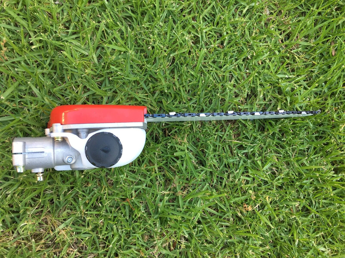 NEW 7 TEETH POLESAW POLE SAW HEAD REPLACEMENT W/BAR+2CHAIN BRUSHCUTTER CHAIN SAW