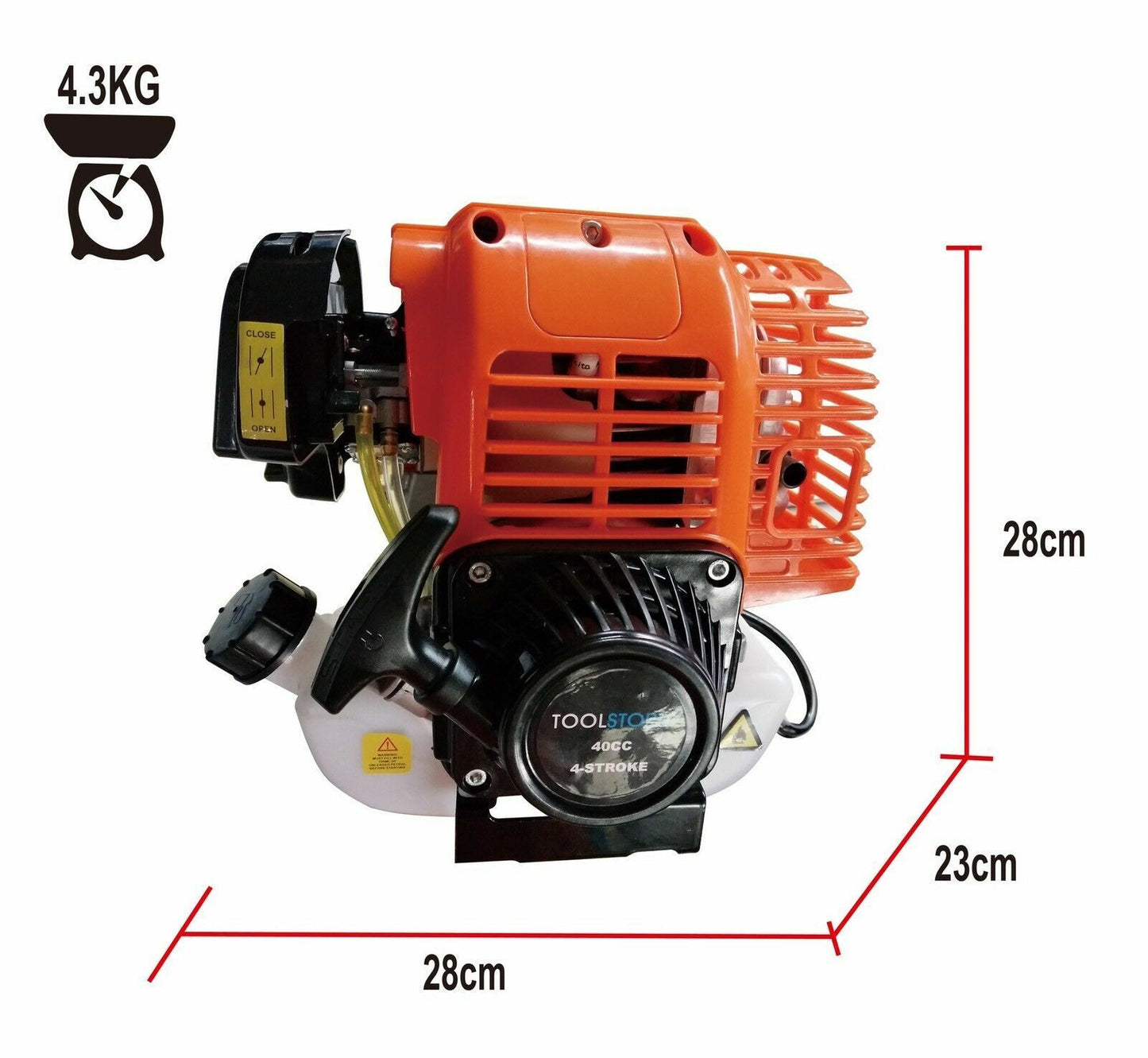 4 Stroke Outboard motor Engine 2hp Fishing Boat Tinny Kayak Inflatable EPA