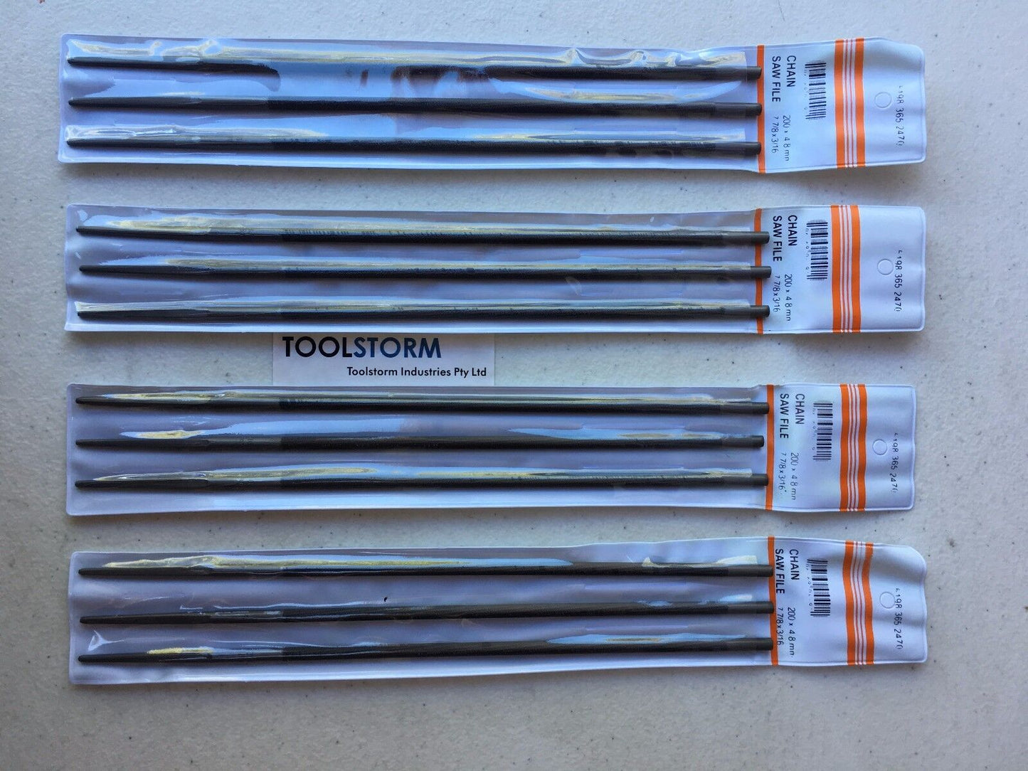 3X 3/16" 4.8mm CHAINSAW CHAIN ROUND FILES  SUITS.325” Stihl BAUMR-AG Sharpening