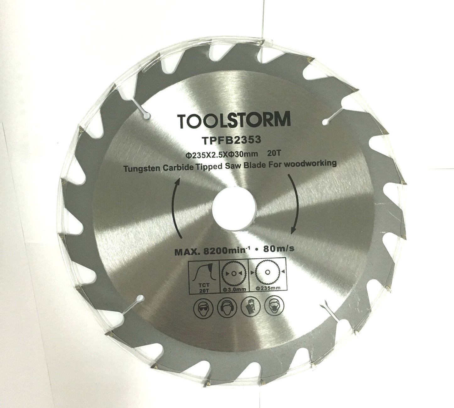 3PC TCT Drop Saw/Compound Mitre Saw BLADE 235MM 20T,40T,80T ARBOR 30/25.4/16/10