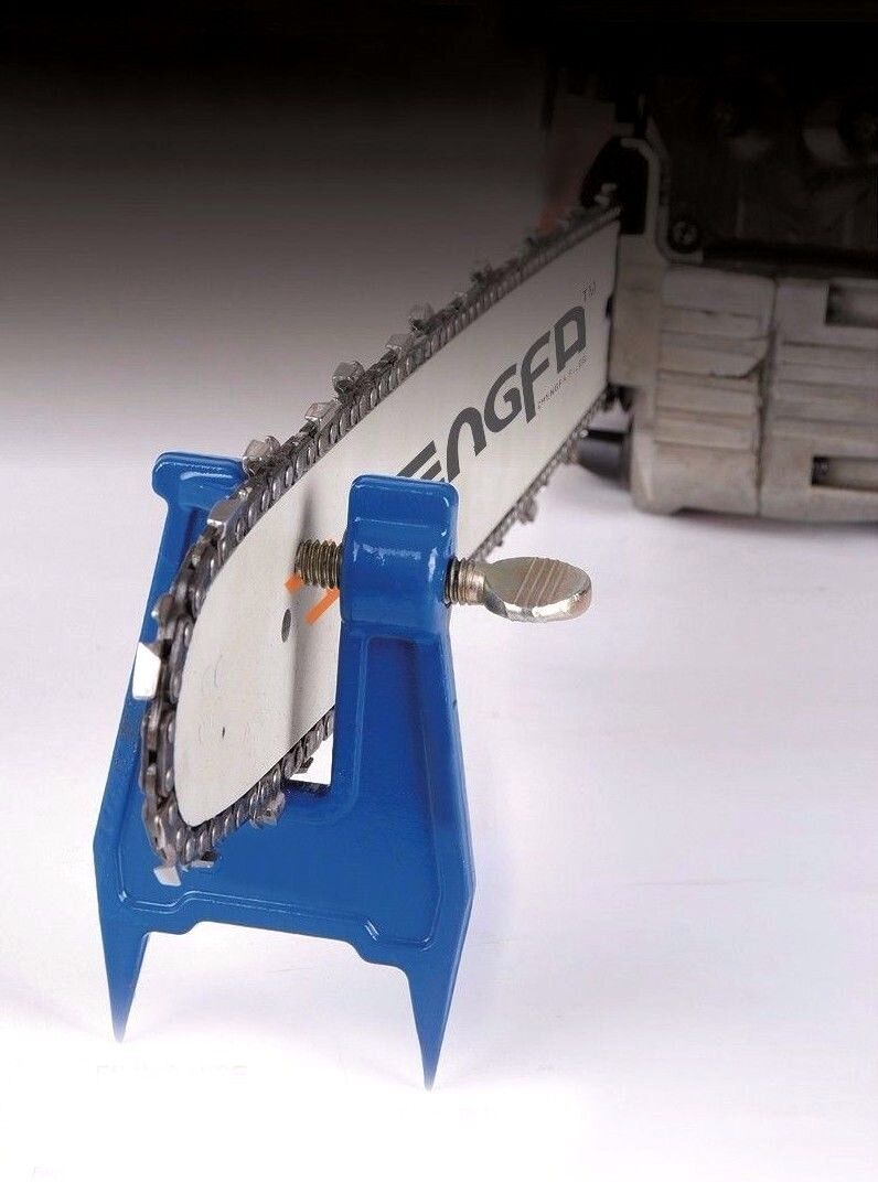 2X CHAINSAW CHAIN STUMP FILE VISE FOR CHAINSAW SHARPENER