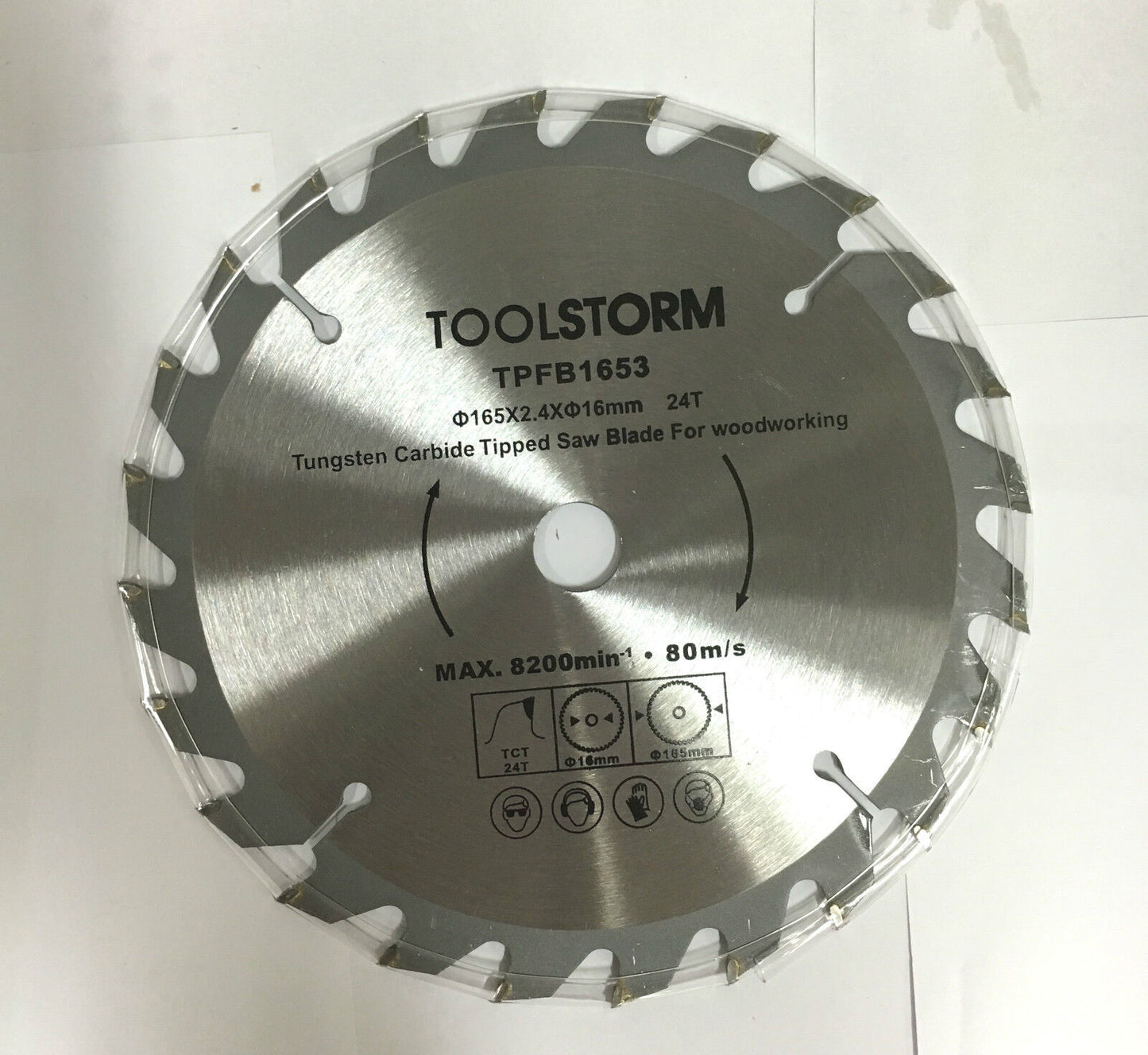 3PC CIRCULAR SAW BLADES 165MM  16T 24T 40T ARBOR 20MM 16MM 15.88MM 10MM