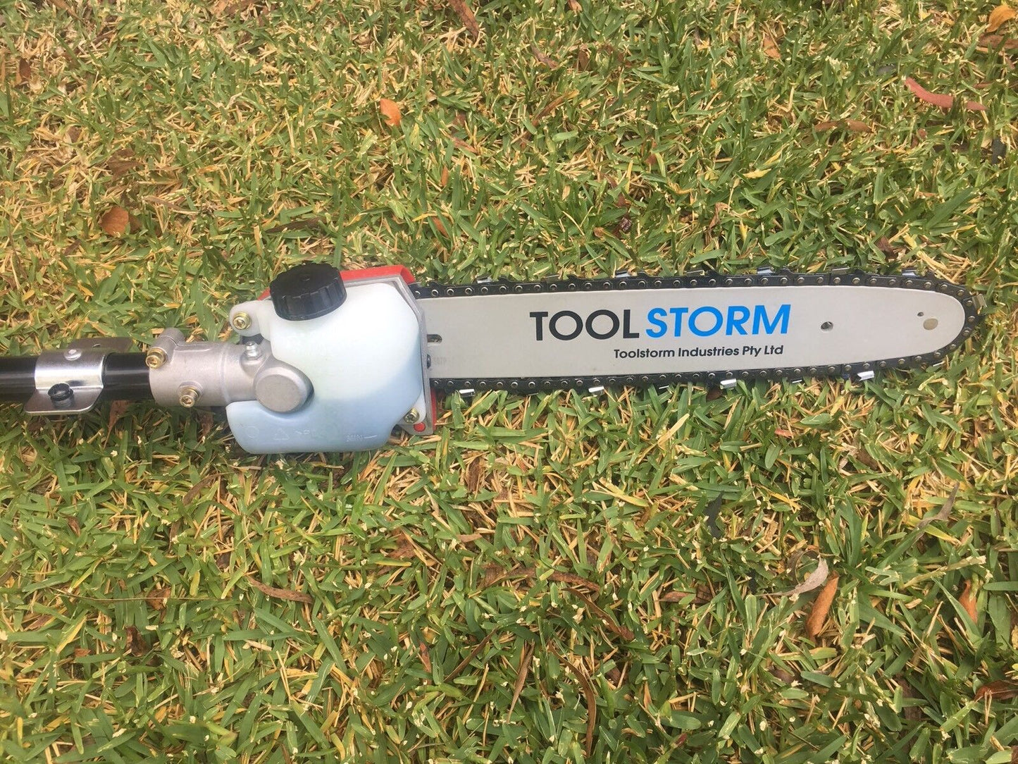 POLESAW CHAINSAW HEAD REPLACEMENT W/10”BAR+2CHAIN BRUSHCUTTER FIT RYOBI HOMELITE