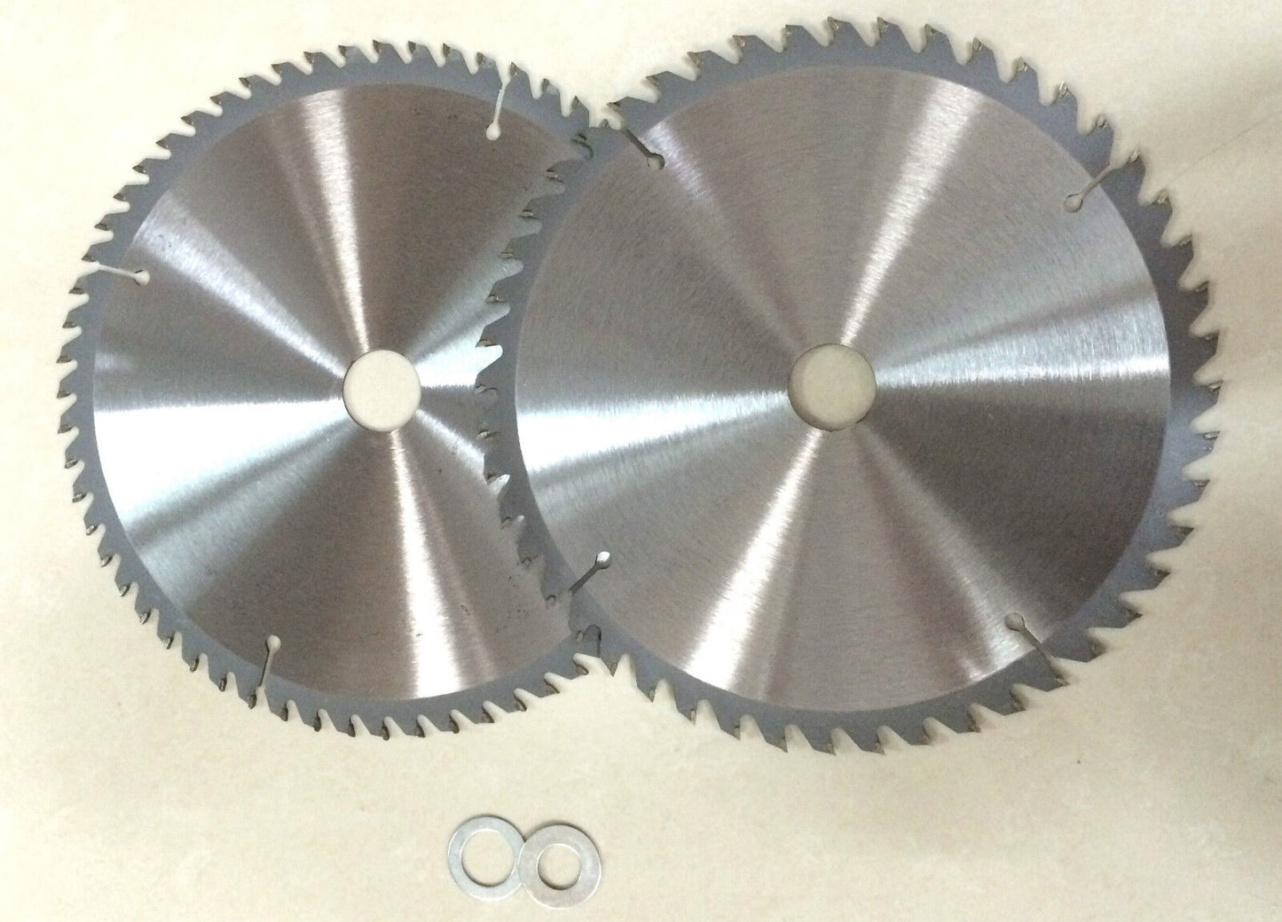 2PC TCT Drop Saw/Compound Mitre Saw Blade 250mm 48T,60T Bore 30/25.4/16/10