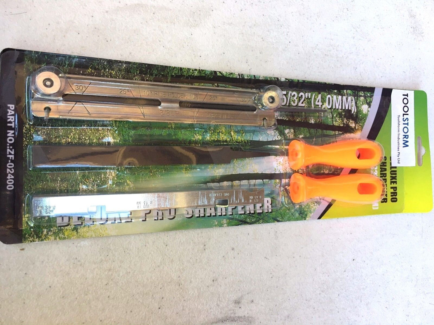 NEW CHAINSAW SHARPENING FILE GUIDE KIT 5/32 (4.0MM) SUITS STIHL BAUMR-AG ECHO