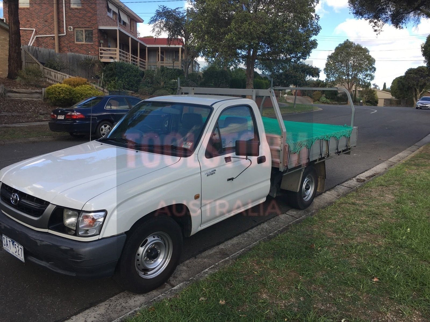 2X CARGO NET 2X3 UTE TRAILER TRUCK 2MX3M NYLON 35MM MESH BUNGEE CORD 15PC HOOK