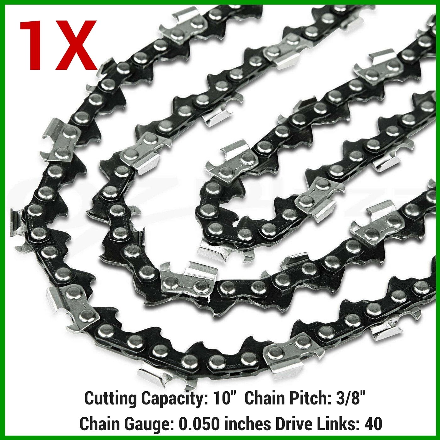 1X Chain 10" For Echo Chainsaw CS260TES CS280T CS280TES CS281WES CS2511TES