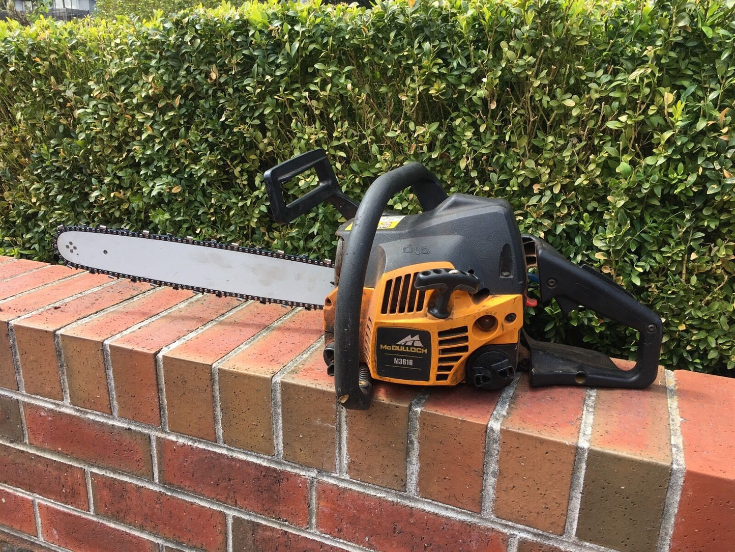 16" CHAINSAW BAR & 3 CHAINS 3/8LP 050 57DL FITS Baumr-AG SX38 CHAINSAW 16" 38CC