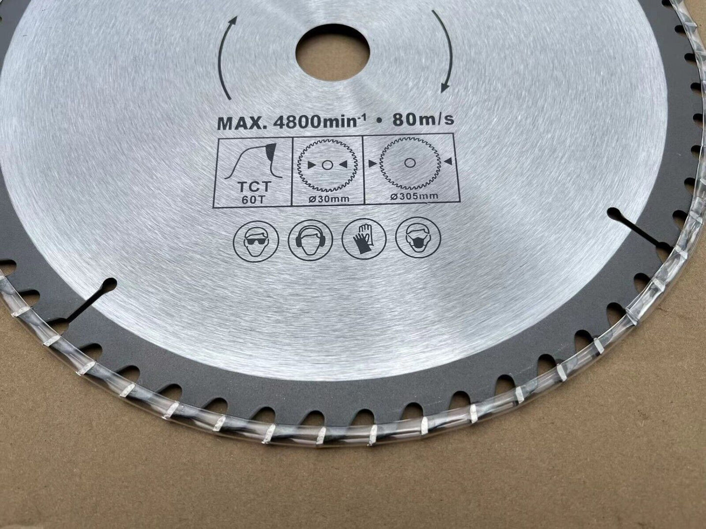 2PC TCT Drop Saw/Compound Mitre Saw Blade 12" 305mm 60T FOR TIMBER 100T FOR Alum