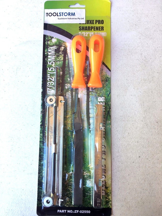 NEW CHAINSAW SHARPENING FILE GUIDE KIT 7/32" (5.5MM)  SUITS STIHL BAUMR-AG ECHO
