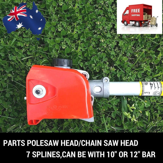 7T CHAINSAW POLESAW HEAD Fit Baumr ag Pole Pruner Brushcutter Whipper PNT2500