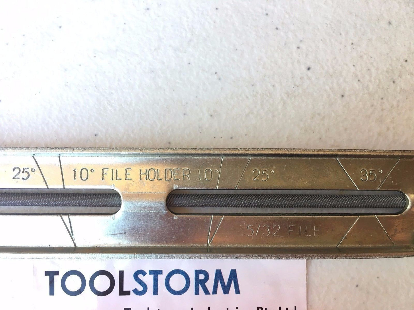 NEW CHAINSAW CHAIN SHARPENING FILE AND GUIDE 5/32" (4.0MM)