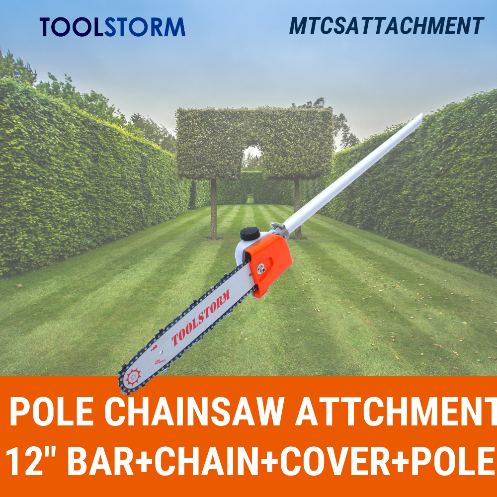 Attachments For 4-Stroke TOOLSTORM Brushcutter Pole Chainsaw Hedge Trimmer Saw