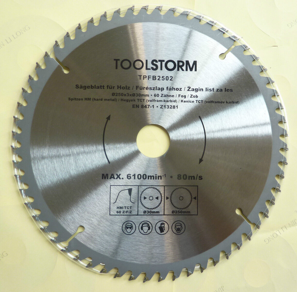 **2PC Circular Saw Blades 250mm 48T,60Teeth 30MM BORE With 2 Reduction TCT CUTTI