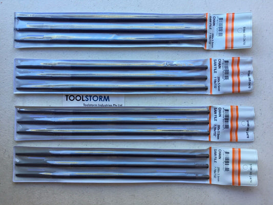 12X 7/32" 5.5mm CHAINSAW CHAIN ROUND FILES 3/8 & 404 Stihl BAUMR-AG Sharpening