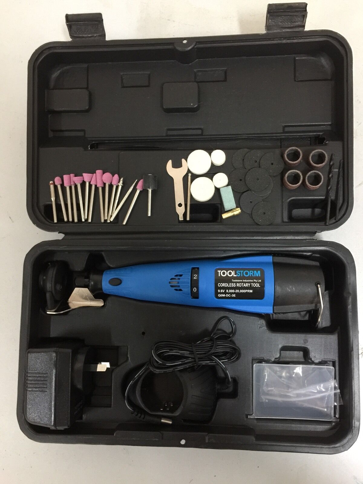 CORDLESS CHAINSAW CHAIN GRINDER SHARPENER ROTARY TOOL 48PC& STUMP VISE HUSQVARNA