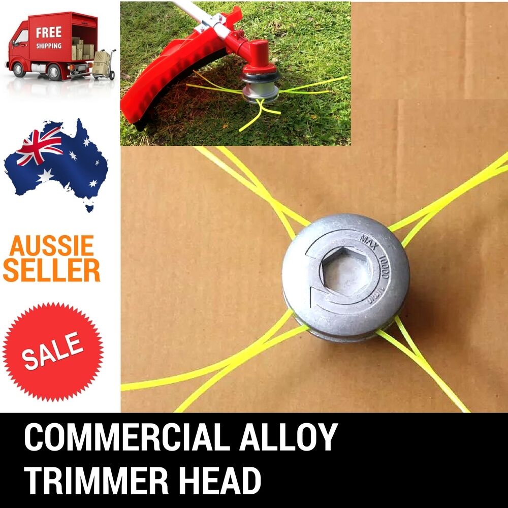 NEW UNIVERSAL ALLOY LINE TRIMMER HEAD WHIPPER SNIPPER BRUSHCUTTER BRUSH CUTTER