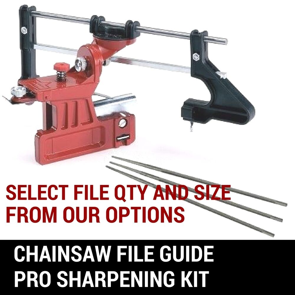 PRO CHAINSAW CHAIN FILE & GUIDE SHARPENER SUITS ECHO