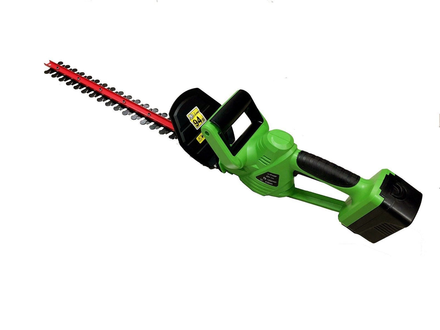 20V Cordless Hedge Trimmer Lithium-Ion Electric Garden Tool 22"/510MM,W/Battery