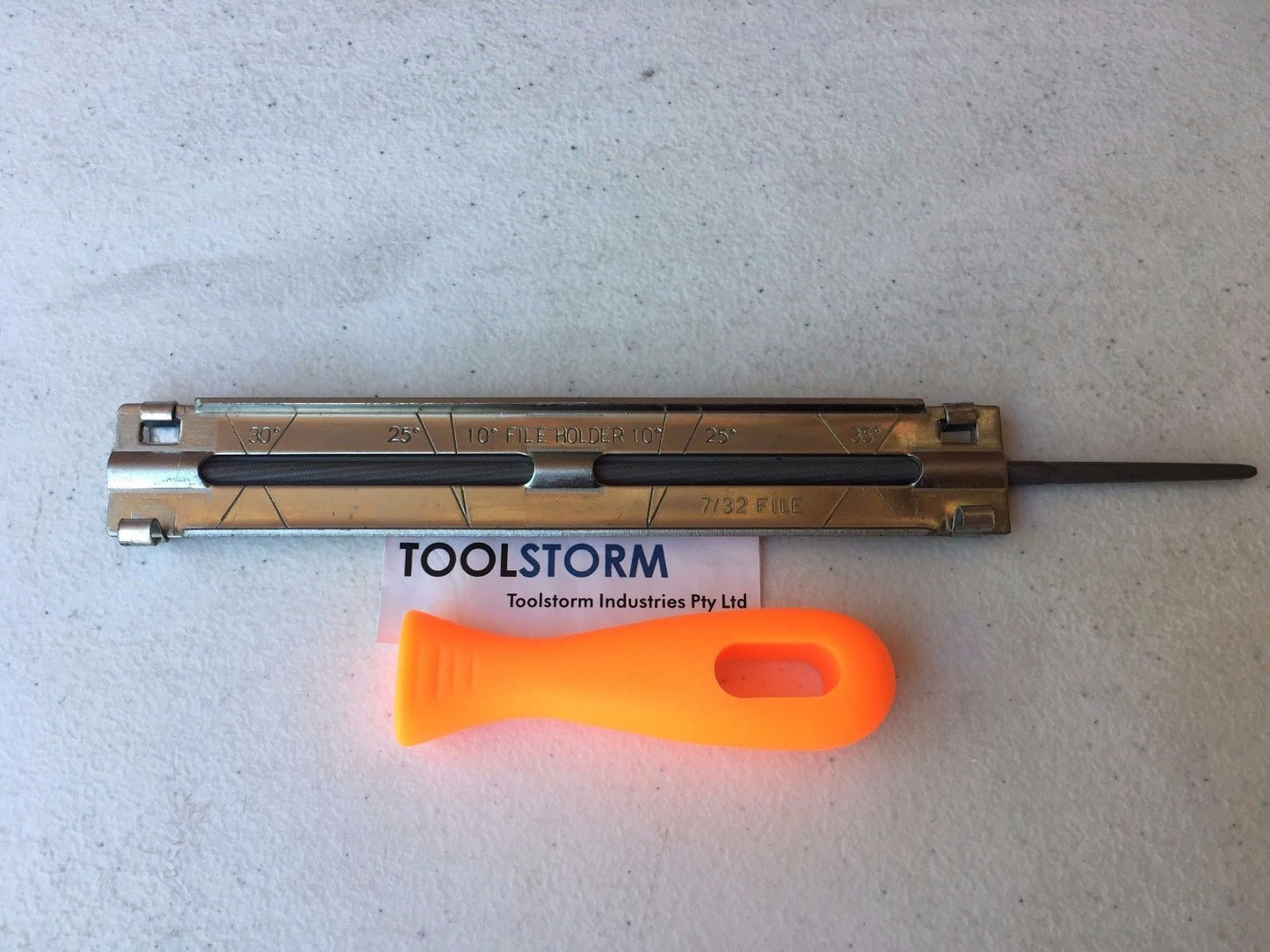 NEW CHAINSAW CHAIN SHARPENING FILE AND GUIDE 7/32"  (5.5MM)