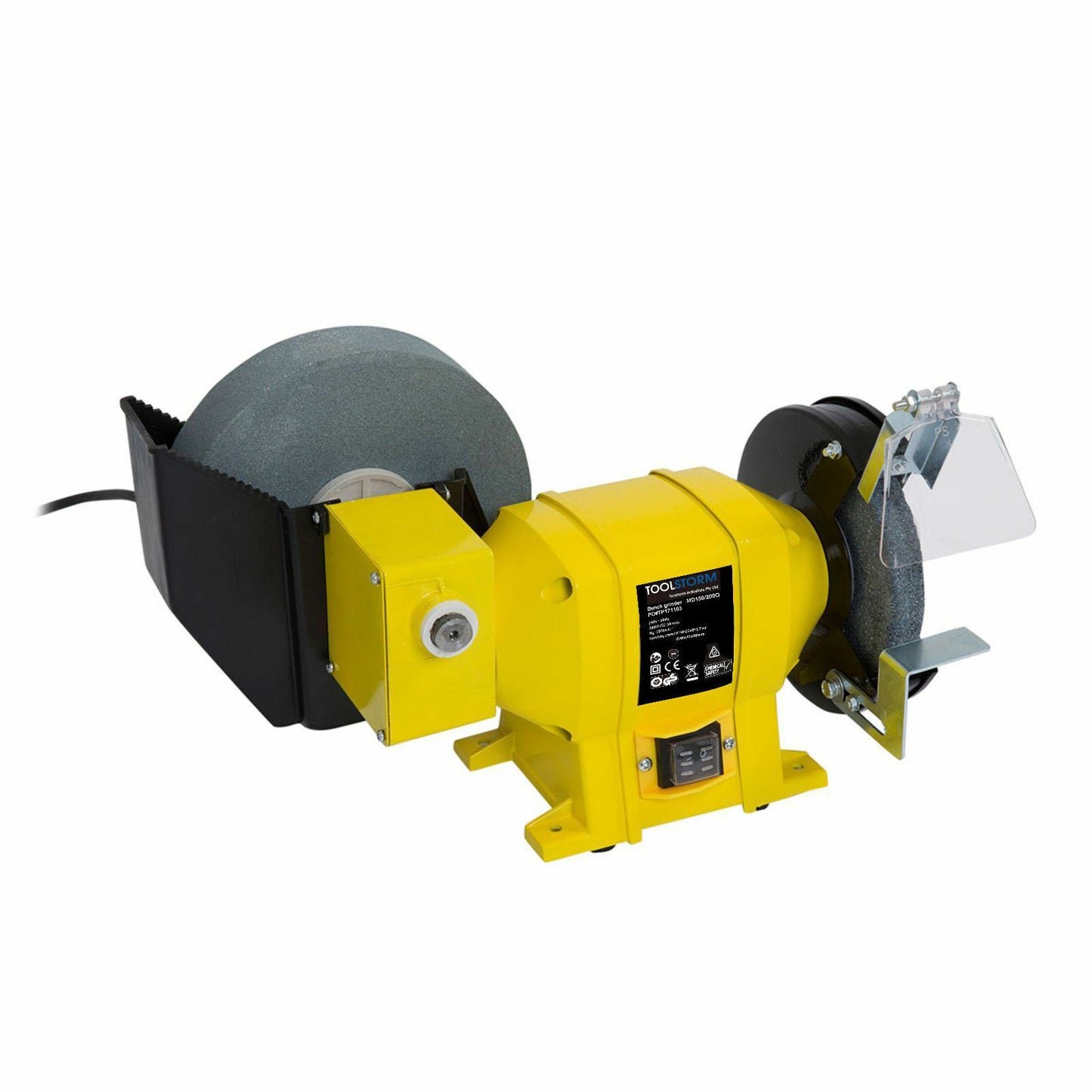 8"/6" Wet Dry Bench Grinder 400Watt and Deluxe Metal Polishing Buffing Wheel Kit