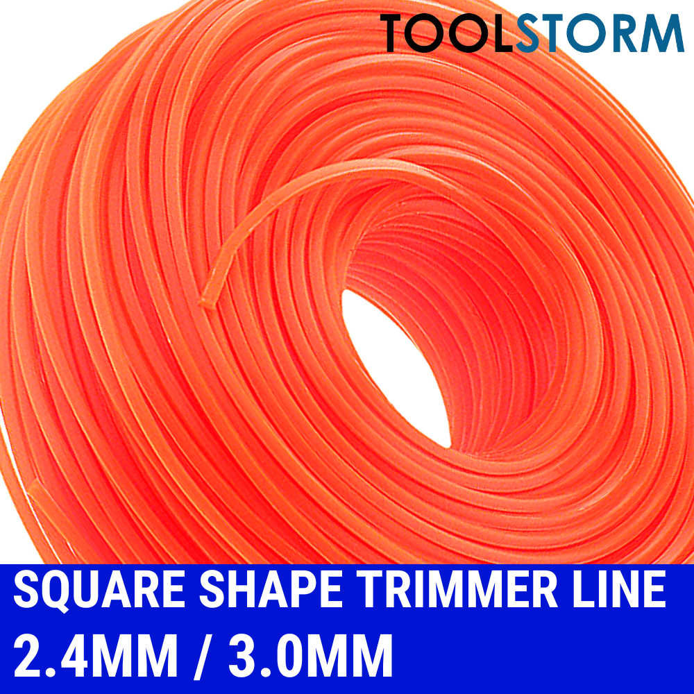 Square Shape 2.4/3.0mm Trimmer line Whipper Snipper Cord For Grass Trimmer