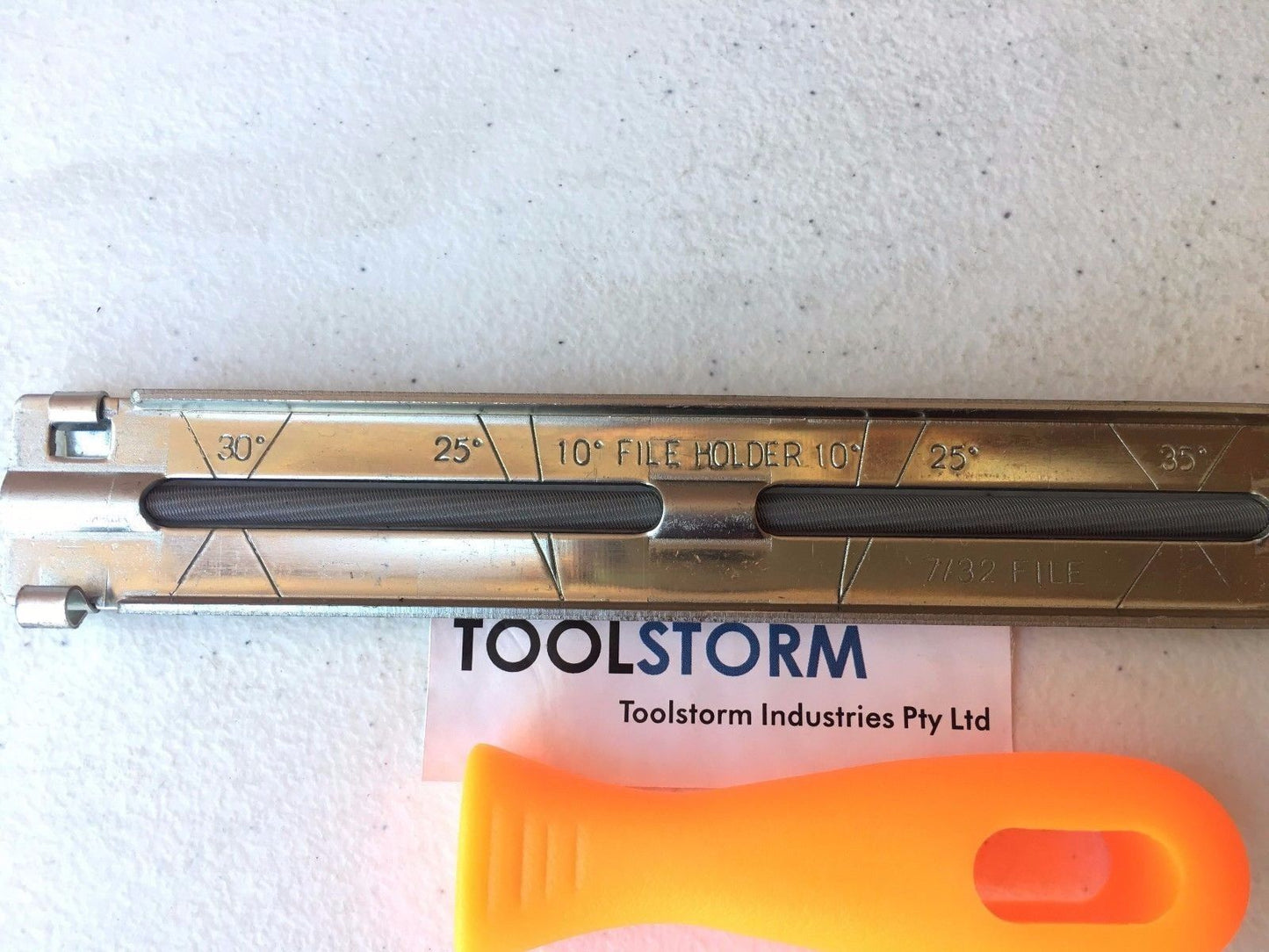 NEW CHAINSAW CHAIN SHARPENING FILE AND GUIDE 7/32"  (5.5MM)