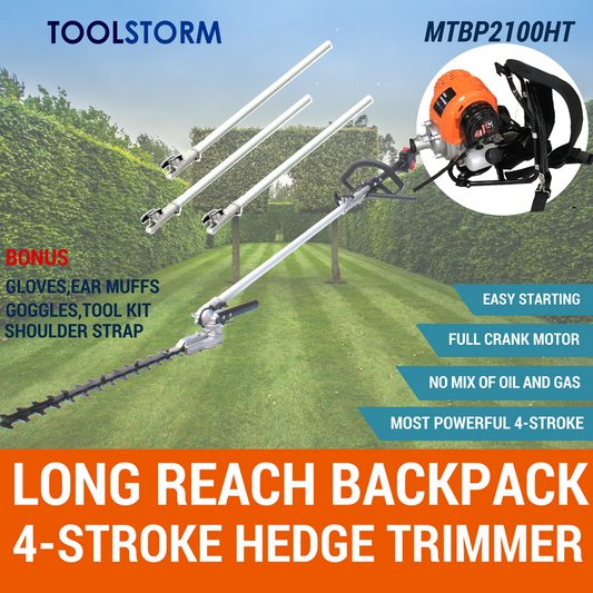 4-STROKE Backpack Pole Hedge Trimmer Saw Brush Cutter Chainsaw Whipper Snipper