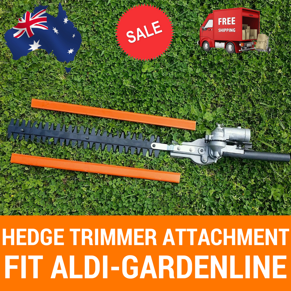 Hedge Trimmer Attachment 9 Splines For ALDI GARDENLINE Brush Cutter, Multi Tool