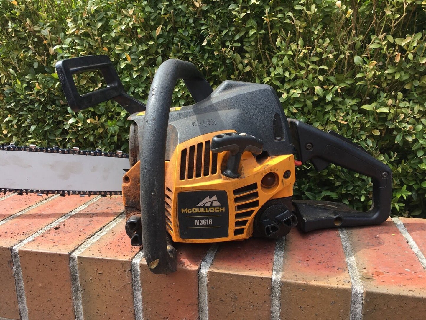 16" CHAINSAW BAR & 3 CHAINS 3/8LP 050 57DL FITS Baumr-AG SX38 CHAINSAW 16" 38CC