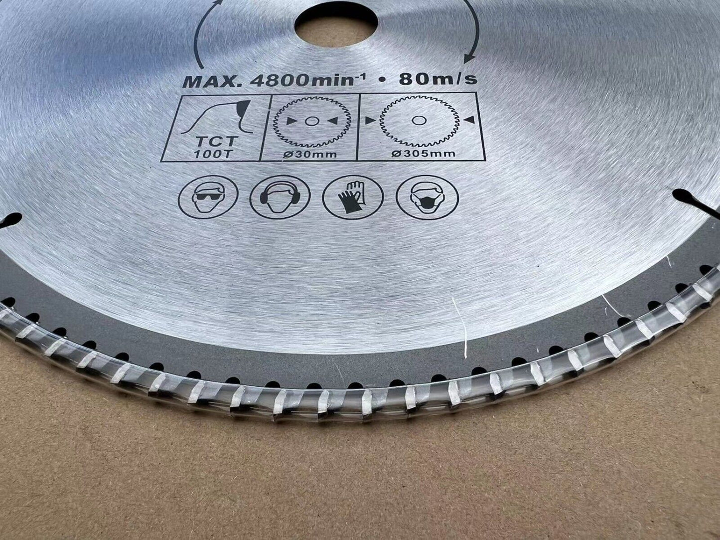 1PC Blade TCT 12" 305mm 100T 30MM BORE For alum FIT BAUMR-AG MITRE SAW DBR-305