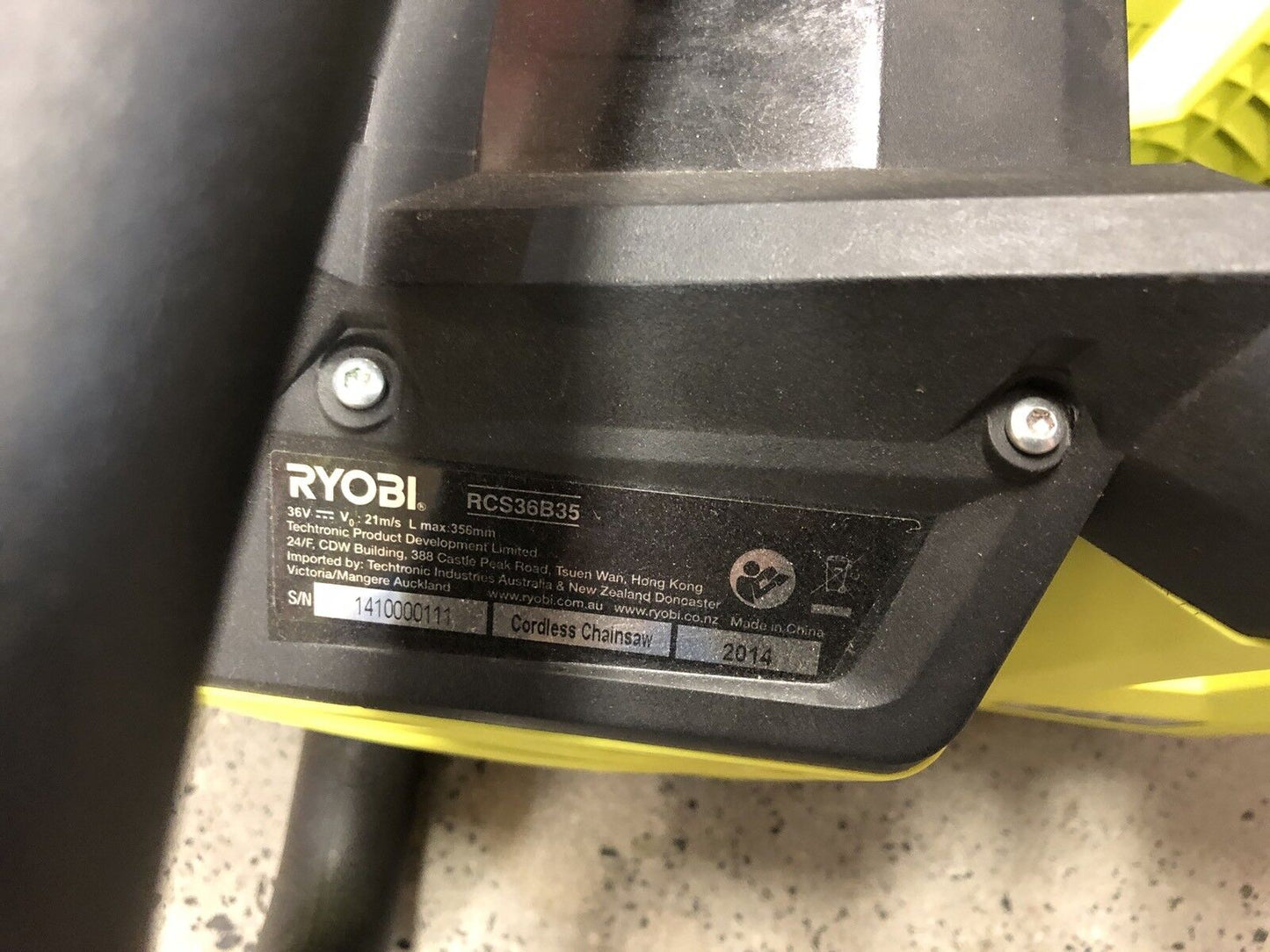 14" GUIDE BAR Fit RYOBI Cordless 36V 356mm Chainsaw RCS36X52