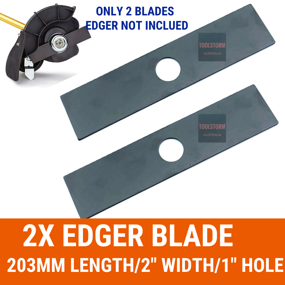 2X Lawn Grass Edger Blades Suits Makita 196750-4 (EE400MP) 203mm Edge Trimmer