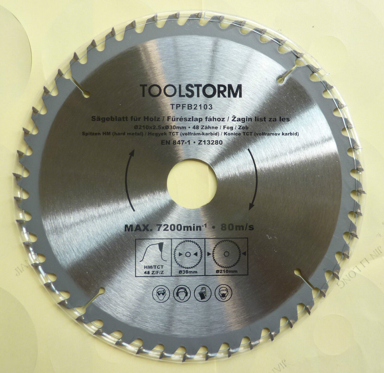 *3PC Mitre Saw Table Saw Blade 210mm 24T,48T,60Teeth 30MM BORE With 3 Reduction