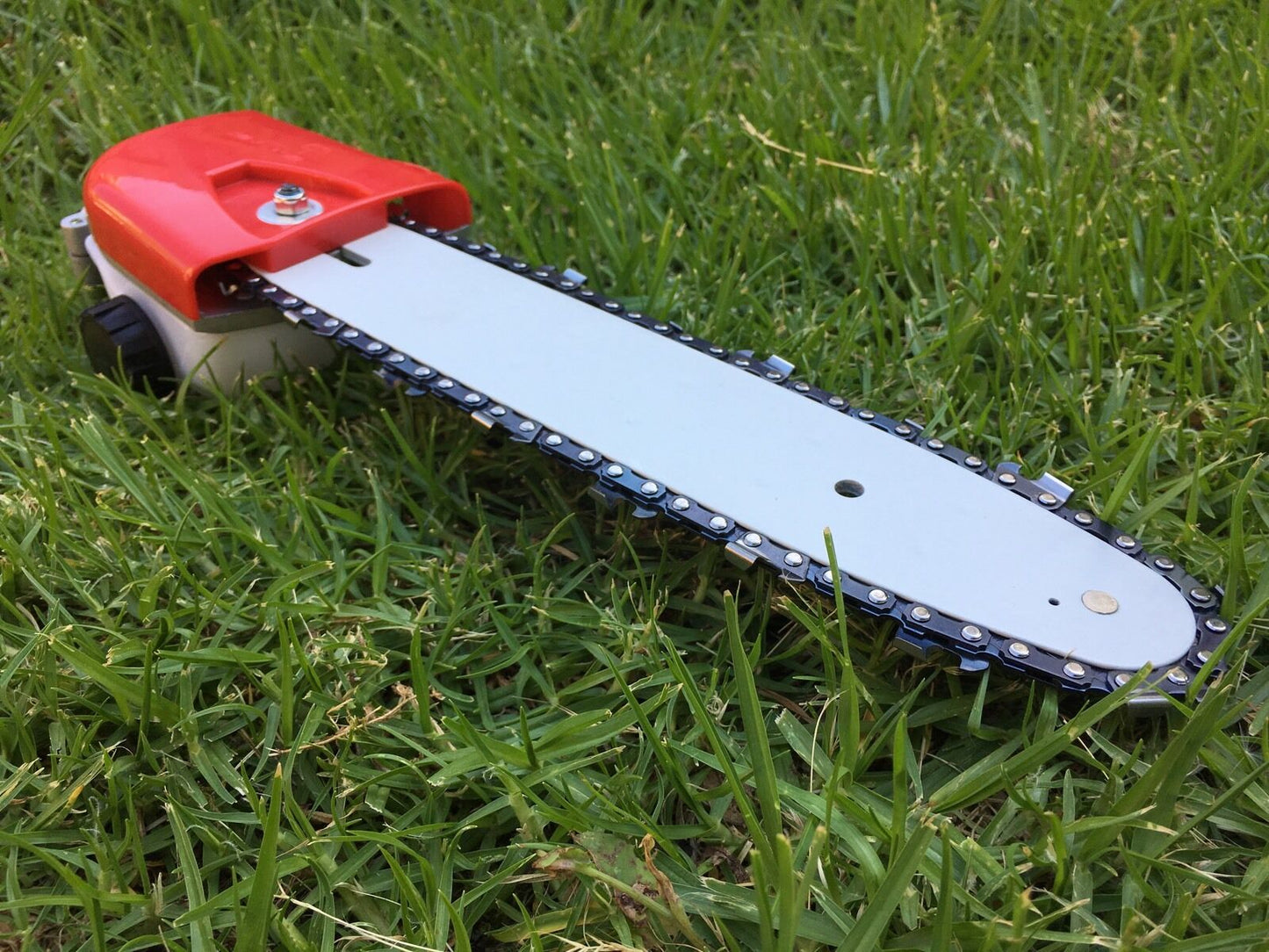 4 TEETH POLESAW HEAD STIHL RYOBI HOMELITE CHANGE BRUSHCUTTER TO POLE SAW 12" BAR